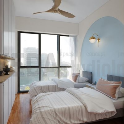 Condo_Seaside Residences 1_Bedroom_Guest_WEDA StudioInc