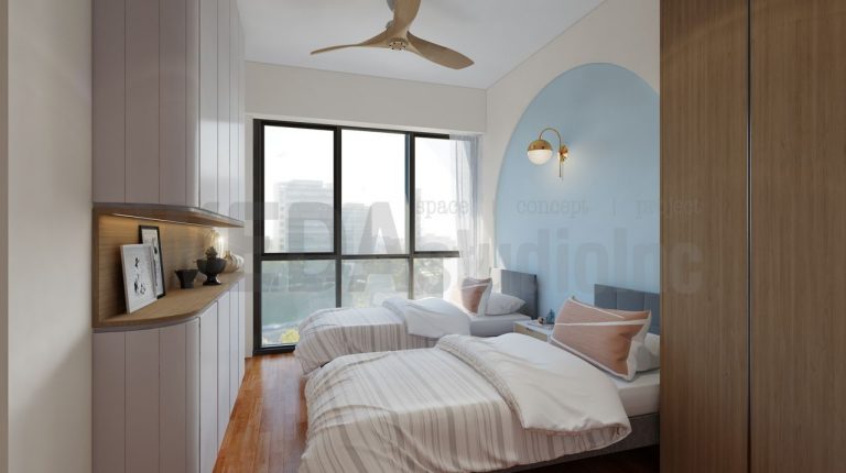 Condo_Seaside Residences 1_Bedroom_Guest_WEDA StudioInc