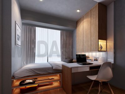 Condo_City Scape_Bedroom_Children_1