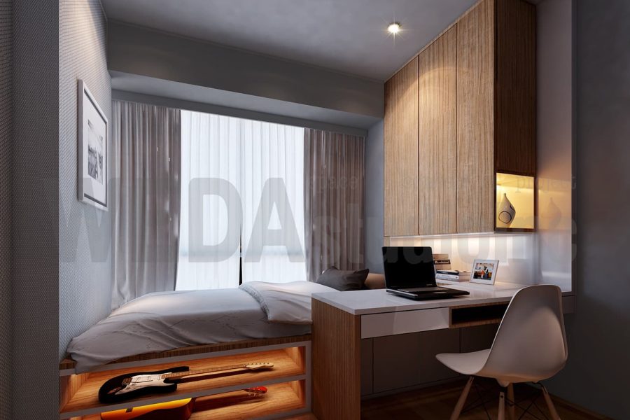 Condo_City Scape_Bedroom_Children_1